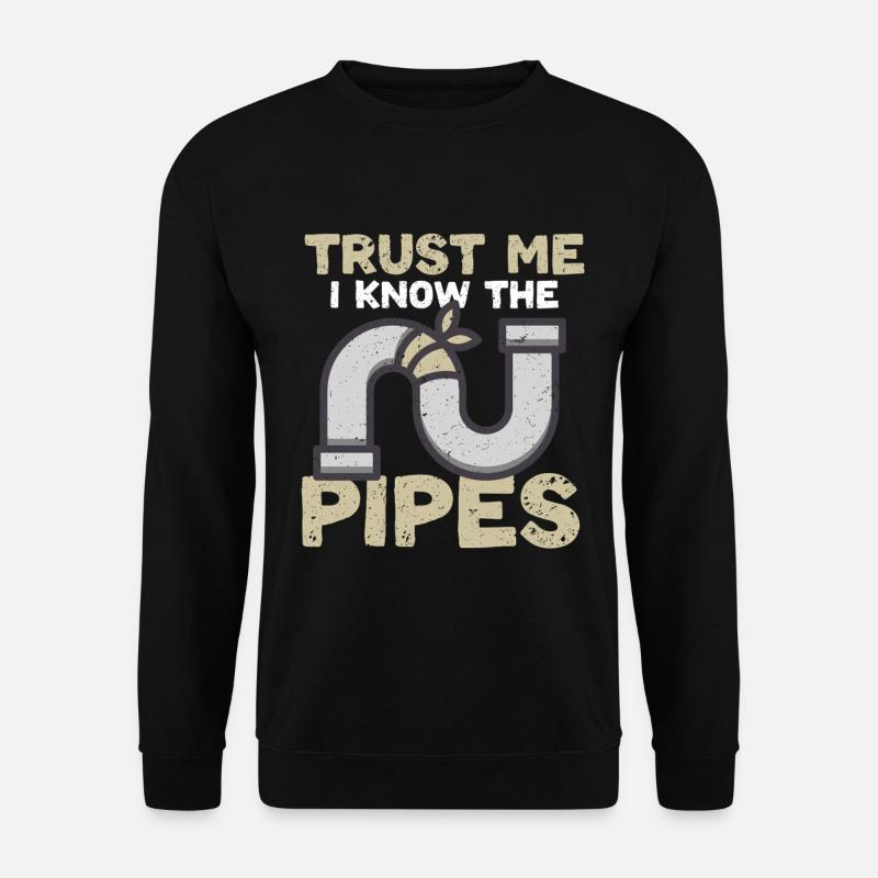 Pipe Layer Pipeline Builder - Unisex Sweatshirt - black