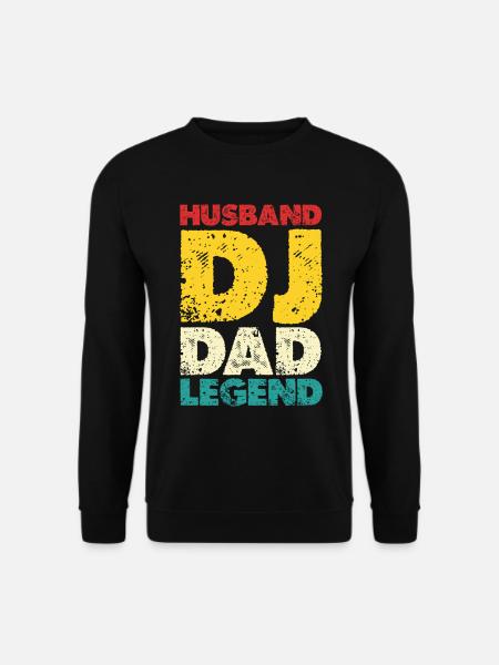 Husband DJ Dad Legend - Unisex Sweatshirt - black