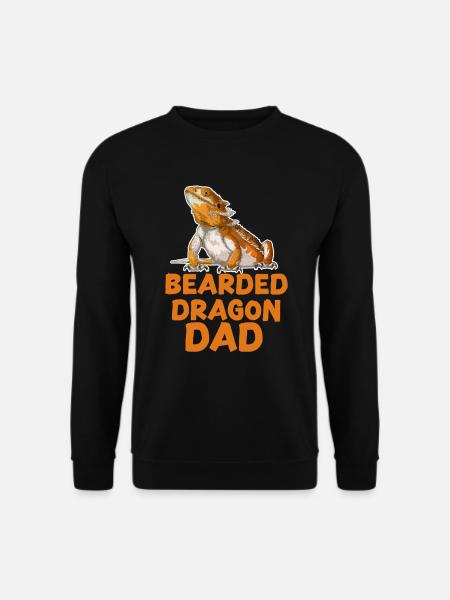 Bearded Dragon Dad - Unisex Sweatshirt - black