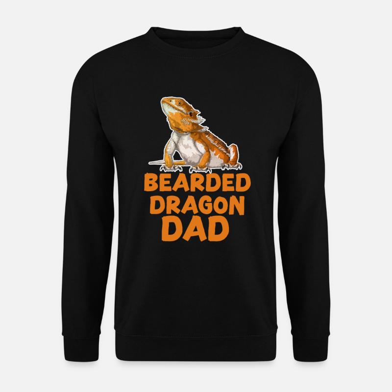 Bearded Dragon Dad - Unisex Sweatshirt - black