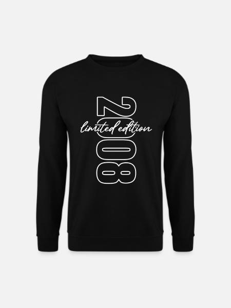 Limited Edition 2008 Geburtstag Geschenk - Unisex Pullover - Schwarz