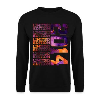 12E ANNIVERSAIRE ÉDITION LIMITÉE 2014 - Sweat-shirt Unisexe - noir - Devant - Alina (178cm) & Michal (187cm)