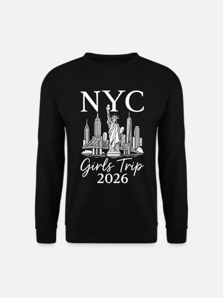 NYC Girls Trip 2026 - Unisex Sweatshirt - black