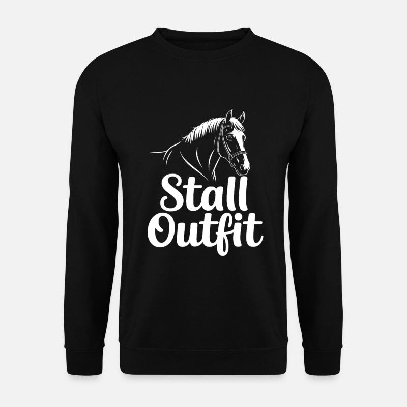 Cavalier d’écurie - Sweat-shirt Unisexe - noir