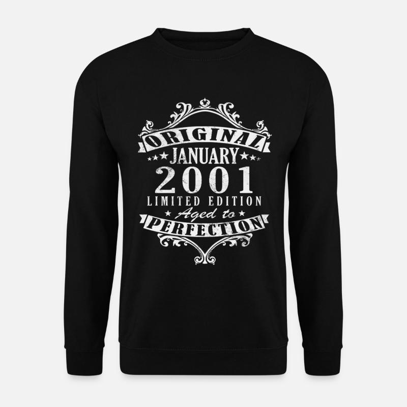 25-årsdag Original januar 2001 - Genser unisex - svart