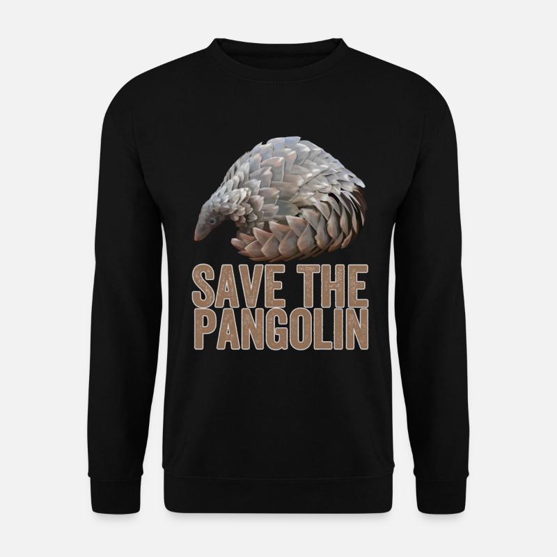 Save The Pangolin - Unisex Sweatshirt - black