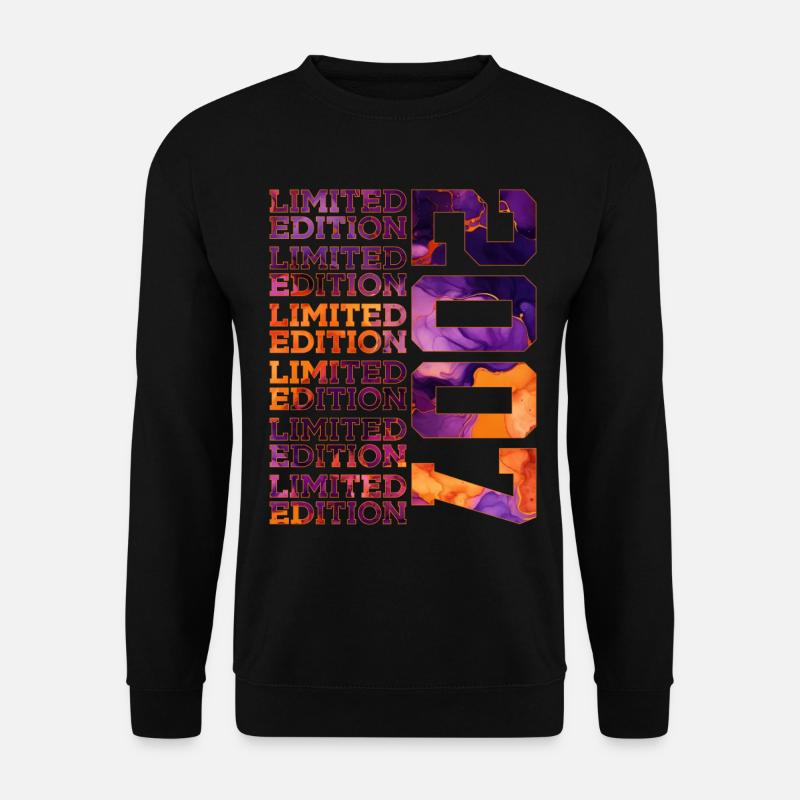 19TH BIRTHDAY LIMITED EDITION 2007 - Unisex Sweatshirt - black