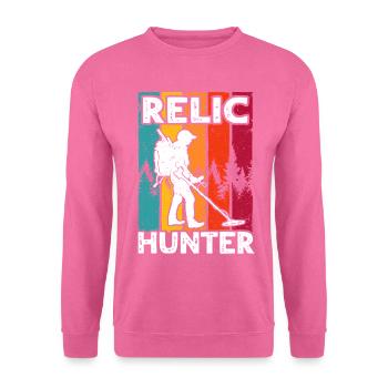 Détecteur de reliques Sondes détecteurs de métaux - Sweat-shirt Unisexe - rose - Devant