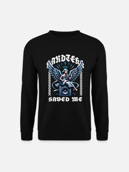 Hardtekk Saved Me Tekke Ostdeutschland - Unisex Pullover - Schwarz