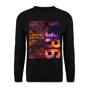 40E ANNIVERSAIRE ÉDITION LIMITÉE 1986 - Sweat-shirt Unisexe - noir - Devant - Alina (178cm) & Michal (187cm)