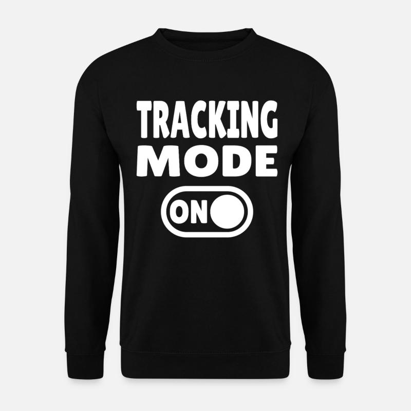 Tracking Mode ON – Tracking Adventure - Unisex Sweatshirt - black