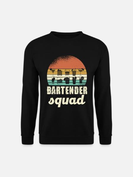 Bartender Squad Retro - Unisex Sweatshirt - black