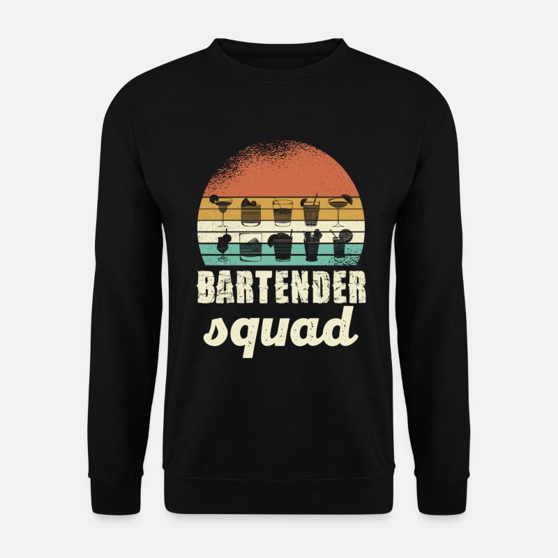 Barmans Squad Rétro - Sweat-shirt Unisexe - noir