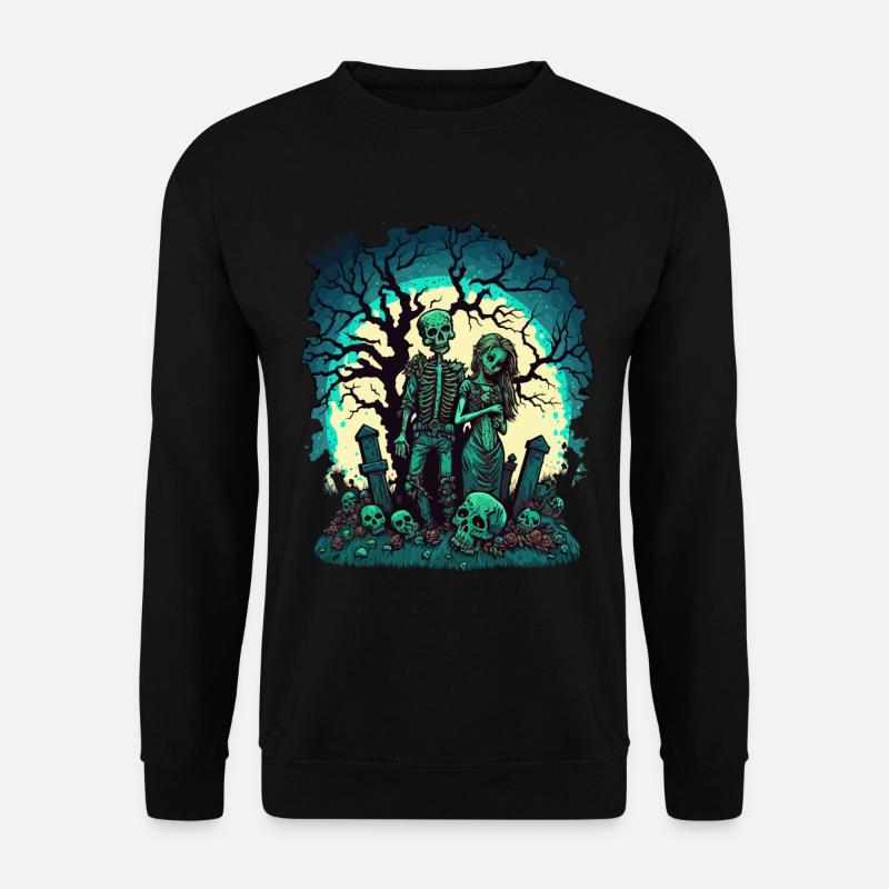 Valentine Zombie Love - Unisex Pullover - Schwarz