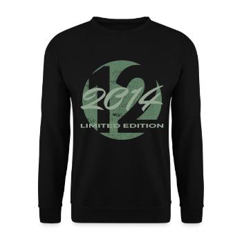 12e anniversaire 2014 cadeau garçons et filles - Sweat-shirt Unisexe - noir - Devant - Alina (178cm) & Michal (187cm)