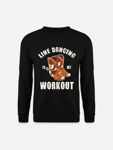 Line Dance Workout Shoes - Unisex Sweatshirt - black