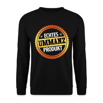 Ostsee ECHTES UMMANZ PRODUKT Lustiges - Unisex Pullover - Schwarz - Vorne - Alina (178cm) & Michal (187cm)