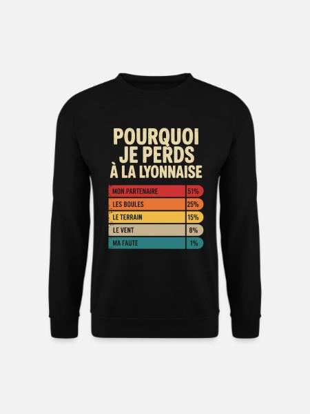 Warum ich langfristig verliere - Unisex Pullover - Schwarz