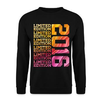 ÉDITION LIMITÉE 2016 10 ANS 10E ANNIVERSAIRE - Sweat-shirt Unisexe - noir - Devant - Alina (178cm) & Michal (187cm)