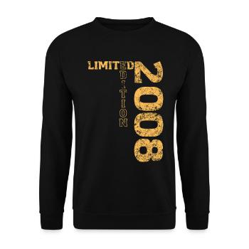 Édition limitée cadeau pour le 18e anniversaire 2008 - Sweat-shirt Unisexe - noir - Devant - Alina (178cm) & Michal (187cm)