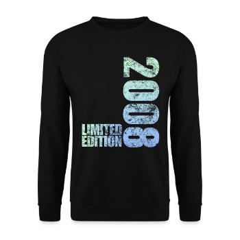 Édition limitée cadeau pour le 18e anniversaire 2008 - Sweat-shirt Unisexe - noir - Devant - Alina (178cm) & Michal (187cm)