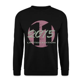 11. Geburtstag 2015 Jungen und Mädchen Geschenk - Unisex Pullover - Schwarz - Vorne - Alina (178cm) & Michal (187cm)