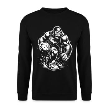 Primal Court Force - Unisex Pullover - Schwarz - Vorne - Alina (178cm) & Michal (187cm)