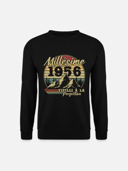 Millésime 1956 - Sweat-shirt Unisexe - noir