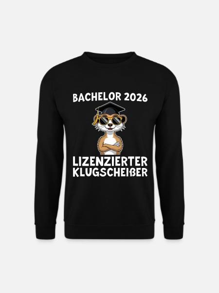 Abschlussprüfung 2026 Bachelortitel Geschenkidee - Unisex Pullover - Schwarz