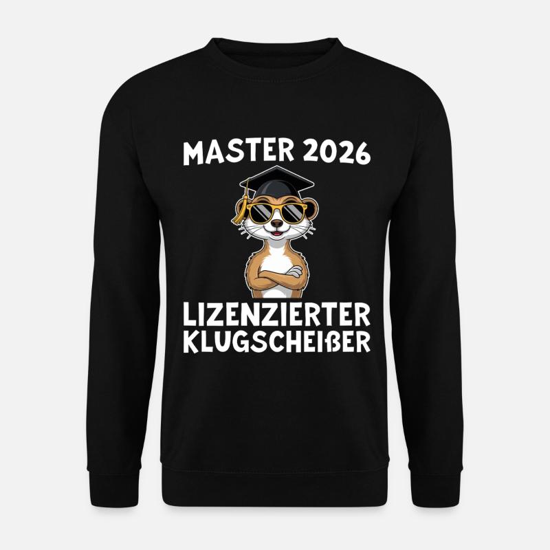 Abschlussprüfung 2026 Mastertitel Geschenkidee - Unisex Pullover - Schwarz