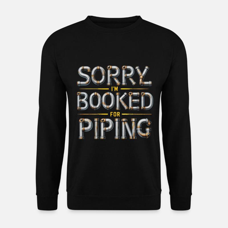 Pipe Layer Pipeline Builder - Unisex Sweatshirt - black