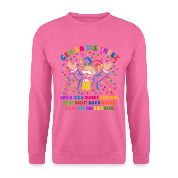 Cheers | Confetti | Go to the bar | Costume - Unisex Sweatshirt - pink - Front