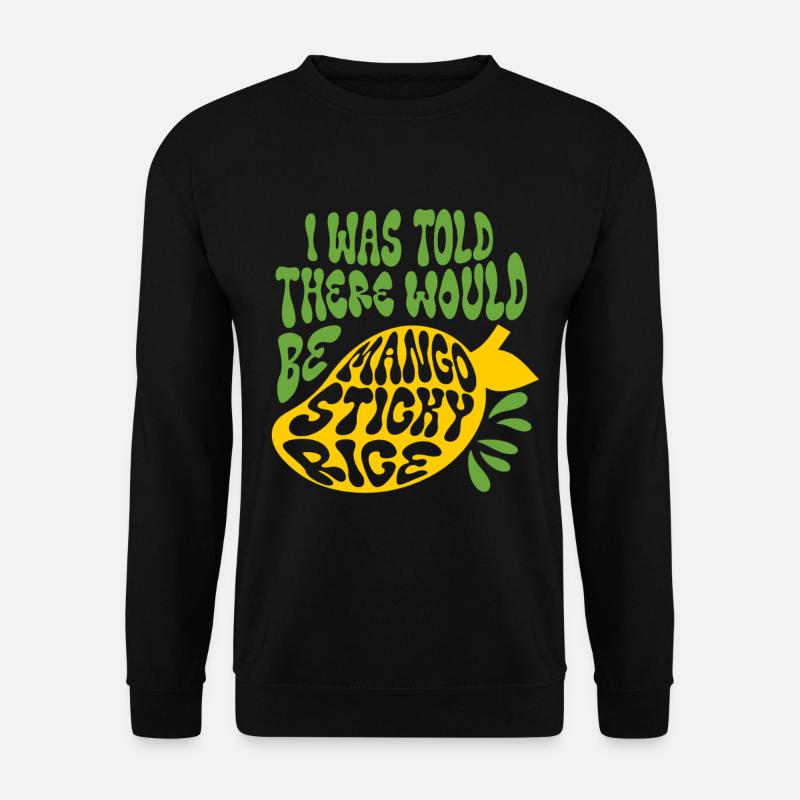 Mango Sticky Reis - Unisex Pullover - Schwarz