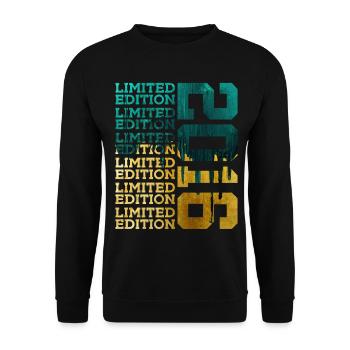 ÉDITION LIMITÉE 2016 10 ANS 10E ANNIVERSAIRE - Sweat-shirt Unisexe - noir - Devant - Alina (178cm) & Michal (187cm)