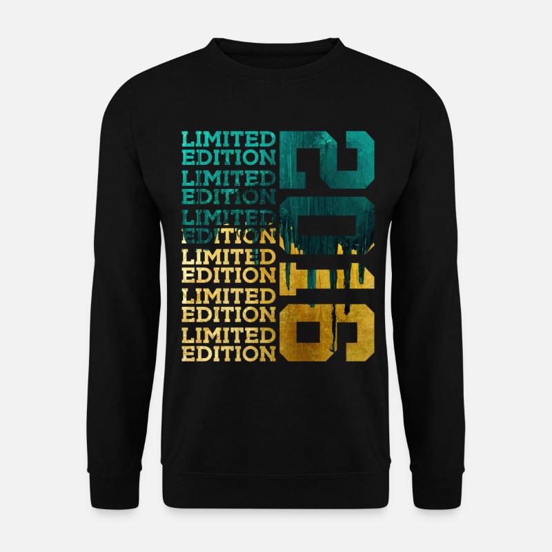 LIMITED EDITION 2016 10 JAHRE 10. GEBURTSTAG - Unisex Pullover - Schwarz