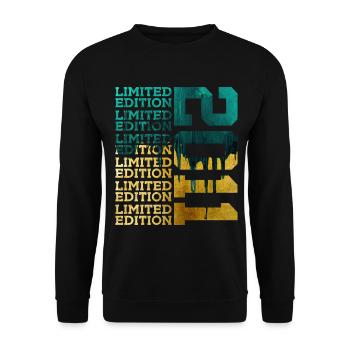 LIMITED EDITION 2011 15 JAHRE 15. GEBURTSTAG - Unisex Pullover - Schwarz - Vorne - Alina (178cm) & Michal (187cm)