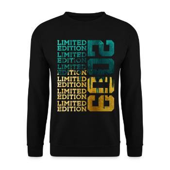 ÉDITION LIMITÉE 2009 17 ANS 17E ANNIVERSAIRE - Sweat-shirt Unisexe - noir - Devant - Alina (178cm) & Michal (187cm)