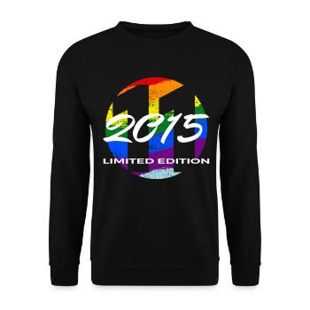 Cadeau garçons et filles pour le 11e anniversaire 2015 - Sweat-shirt Unisexe - noir - Devant - Alina (178cm) & Michal (187cm)