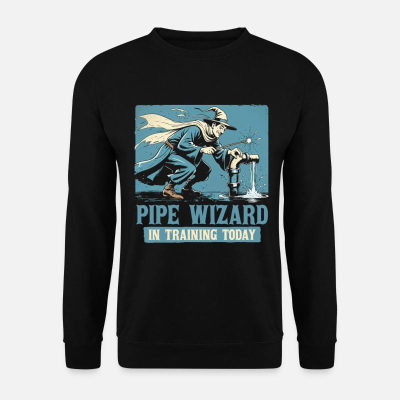 Pipe Layer Pipeline Builder - Unisex Sweatshirt - black