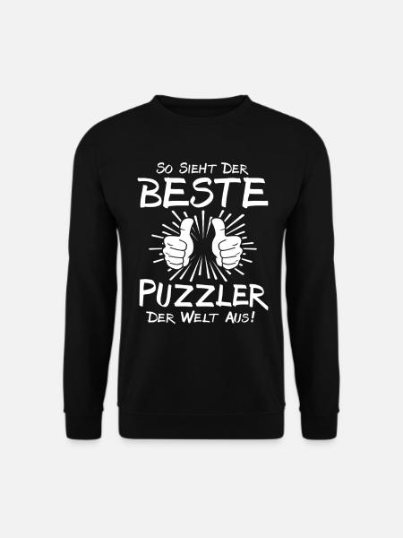 Best Puzzler - Unisex Sweatshirt - black