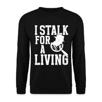  Private Investigator Equipment Observation - Unisex Sweatshirt - black - Front - Alina (178cm) & Michal (187cm)