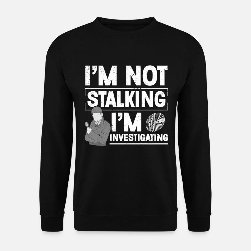 Beobachtungskostüm-Abzeichen-Wachmann Private - Unisex Pullover - Schwarz