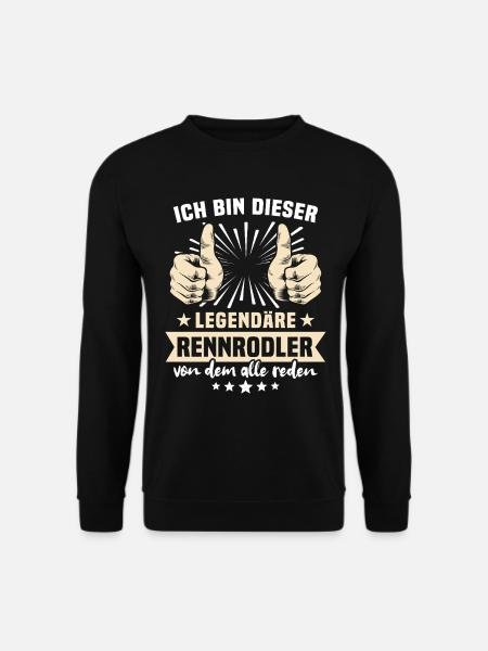 Dictons de luge - Sweat-shirt Unisexe - noir
