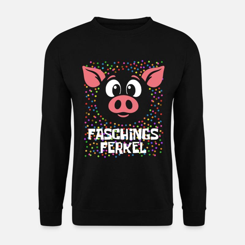 Carnival's Piglet | Costume Carnival Disguise - Unisex Sweatshirt - black