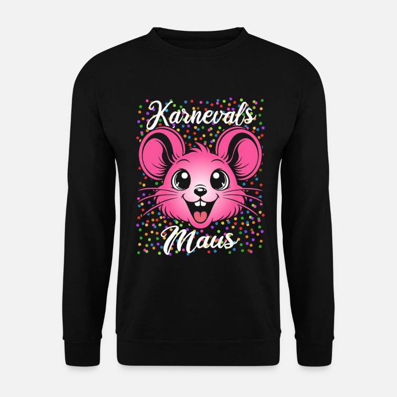 Carnival Mouse | Partner Costume Women - Unisex Sweatshirt - black