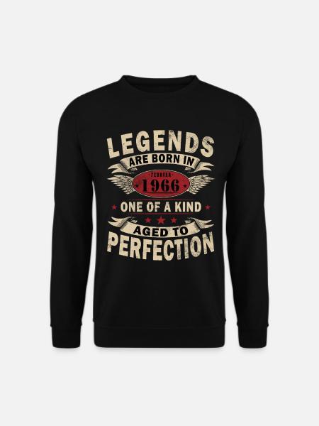 February 1966 - February 1966 Gift - Unisex Sweatshirt - black