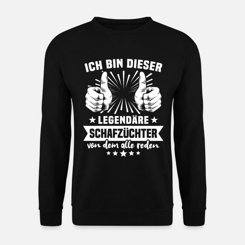 Sheep Breeder Legend - Unisex Sweatshirt - black