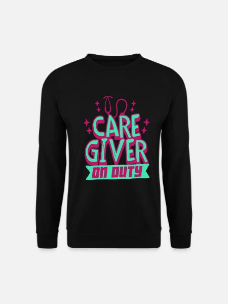 Nurse, geriatric care - Unisex Sweatshirt - black