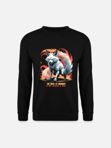 Kitsune Mythological Creatures - Unisex Sweatshirt - black