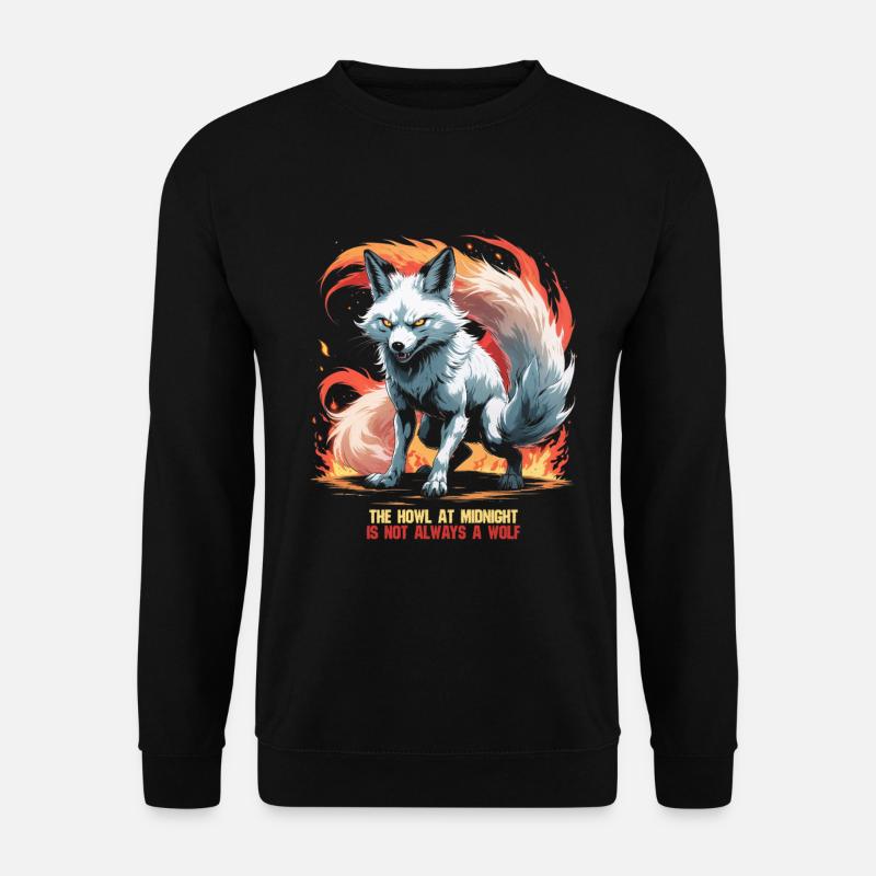 Kitsune Mythological Creatures - Unisex Sweatshirt - black